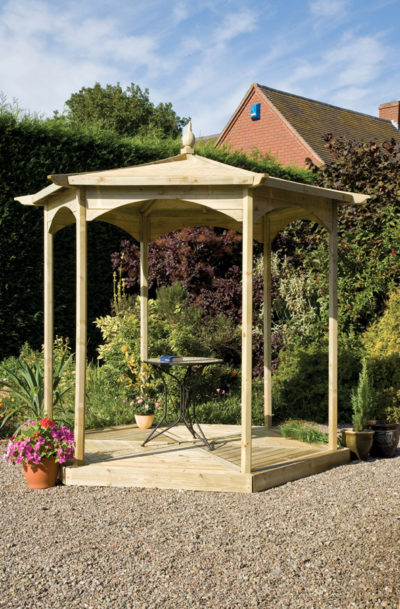 Budleigh Gazebo (Hexagon) No Dressing